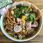 ムコウガワ製麺所 - 岩津ねぎラーメン(1.5玉)＋チャーシュー4枚
