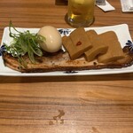 ラーメン いっとうや CoCoLo新潟店 - おつまみ3点盛り