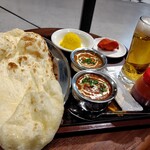 ダナパニ 光が丘IMA店 - タージセット&生ビール