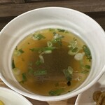 焼きそばcafe　緒和里家　 - 【2025.12.11(木)】ランチセットのスープ