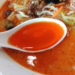 幸楽苑 - ラー油投入