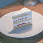 喫茶 プロローグ - ２０２５年１２月再訪：苺のショートケーキ☆