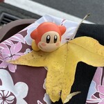 喫茶tton - お店を出たら、愛チャリの上に落ち葉が！綺麗な黄色でした。もうすっかり冬ですね