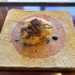 京都和久傳 - 雲子フライ　自家製ウスターソース