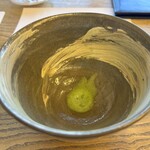 京都和久傳 - 薄茶　目の前で点ててくれます。