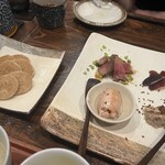 フルール ド サラザン - 鴨おつまみと蕎麦パンケーキ