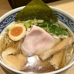 中華そば よしかわ - 煮干そば白醤油