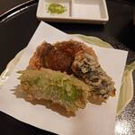 京都祇園 八坂圓堂 - うに磯辺巻き、他