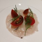 ブラッスリー エディブル - ウスバハギのカルパッチョ