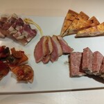 ブラッスリー エディブル - コースの前菜盛り合わせ。全てが旨し！最初からワインがすすむ〜♥