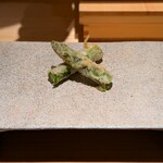 天ぷら北川 - アスパラ