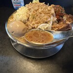 RAMEN HITONI YASASHIKU - 【国産豚ラーメン＝スープ】