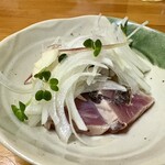 ハガツオとヨコワの塩たたき