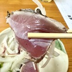 魚市場 小松 - ハガツオの塩たたき