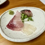 魚市場 小松 - 刺身3種盛り