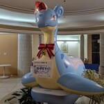 松島センチュリーホテル - 食事処の前にはポケモンラプラスがいました
