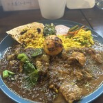 アアベルカレー - 2種あいがけ