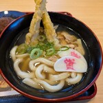 資さんうどん - かしわゴボ天うどん