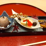 日本料理 よこ倉 - 先付け三種