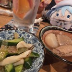もつ煮屋まめちゃん - お通し多いなw