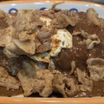 カレーとハンバーグの店 バーグ - スタミナカレー(目玉焼き)中盛