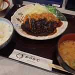 海老フライ 味噌かつ かつひで - 