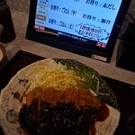 海老フライ 味噌かつ かつひで - 