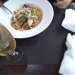 ラ ビストリア - 色々キノコと長ネギのペペロンチーノ