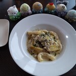 ラ ビストリア - さつま芋とひき肉のクリームソース    すみっコ達