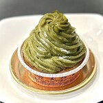 パスティチュリア・デリチュース 大阪店 - ピスタチオモンブラン（2025年12月限定）800円税込み