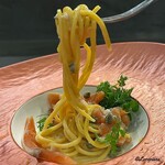 カーサ・デル・チーボ - サフランを練り込んだタリオリーニ