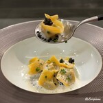 カーサ・デル・チーボ - スッポンのトルテッリとキャビア