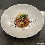 カーサ・デル・チーボ - 真鱈の瞬間燻製とバッカラマンテカート