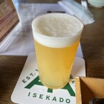 伊勢角屋麦酒 内宮前店 - ミニグラスのクラフトビール340円