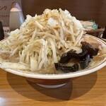 ぽっぽっ屋 水道橋店 - らーめん（野菜多め＋玉ねぎ多め）