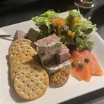 ルフュージュ - 前菜の盛り合わせ　小　800円