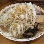 ぽっぽっ屋 - らーめん（野菜多め＋玉ねぎ多め）