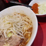 ラーメン二郎 - ラーメンミニ＋ニンニク少し＋白ネギ炙