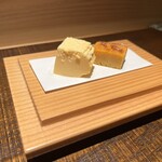 京橋 鮨 好日 - 玉子焼き二種