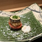 京橋 鮨 好日 - ナスつくねバーガー