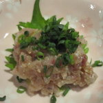 酒徒庵 - 鯵のなめろう