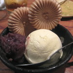 京の焼肉処 弘 - 最中アイス