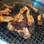 出芽金 - 若鶏、豚トロ。