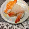 丸忠　海転寿司 - えびづくし。660円。