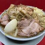 ラーメン富士丸 - 料理写真:ラーメン普通(400g,ニンニク,アブラ)