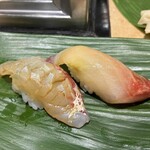 すし処 會 - 鯛と縞鯵