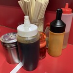 ラーメン富士丸 - 卓上のいろいろ