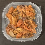 みこ市場 - 塩水を洗った後