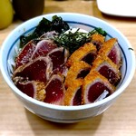 才谷梅太郎 - 鰹２種盛り～たたきとレアカツ 1,150円
