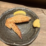 鳥茂 - 手羽先焼き、この店では初めて鳥料理がでました